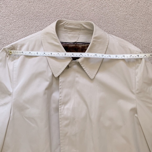 London Fog Vintage Heavy Plush Lined Trench Coat - Picture 10 of 17